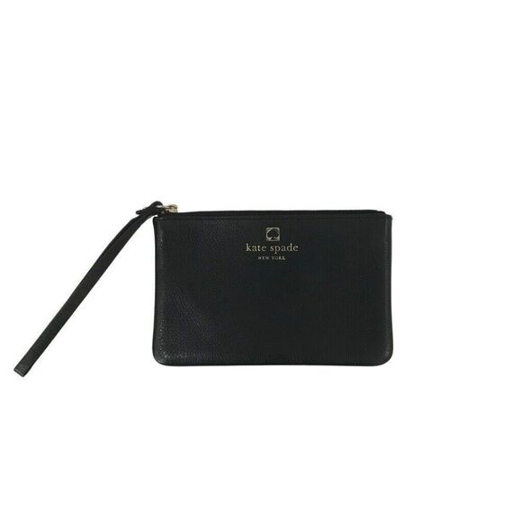 kate spade Handbags - Kate Spade Small Zip Wristlet in Black